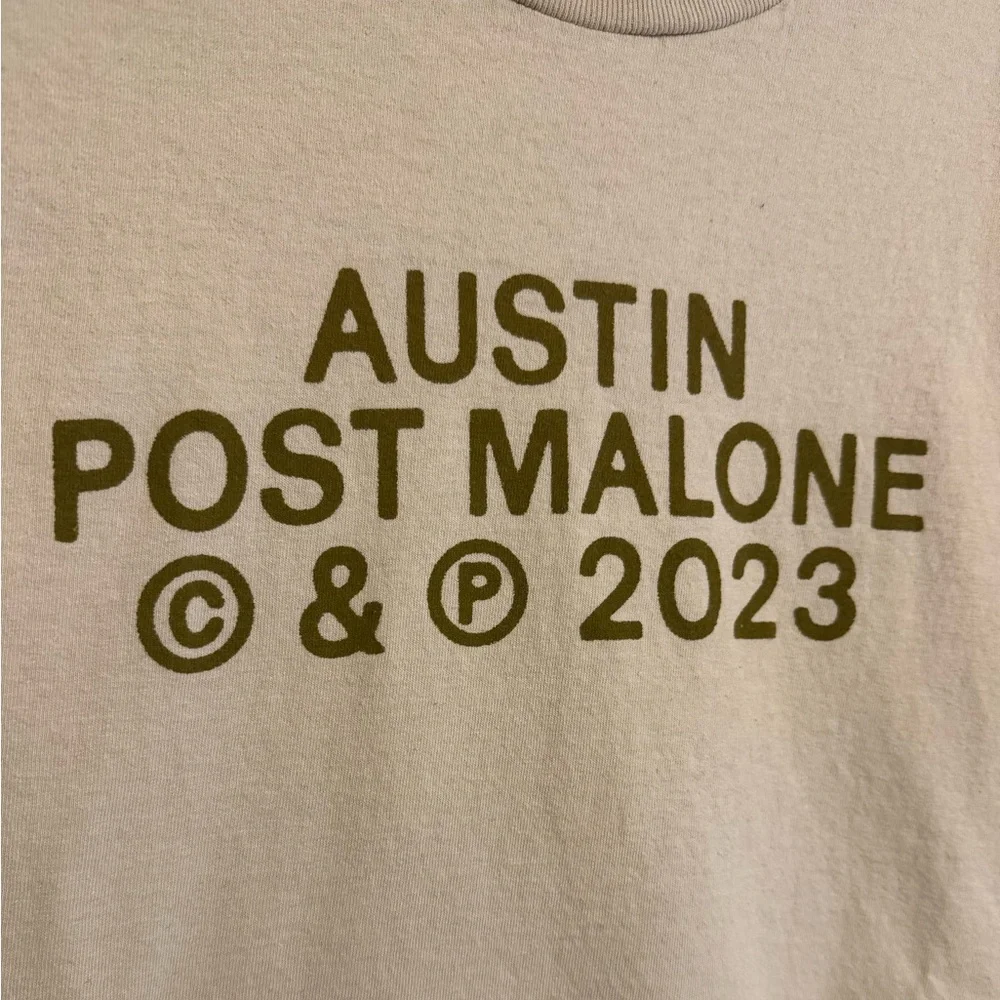 Austin Post Malone 2023 Tour T-Shirt - Picture 3 of 4